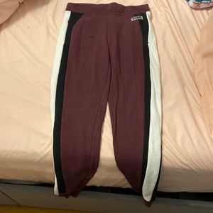 pink victoria secret sweatpants
